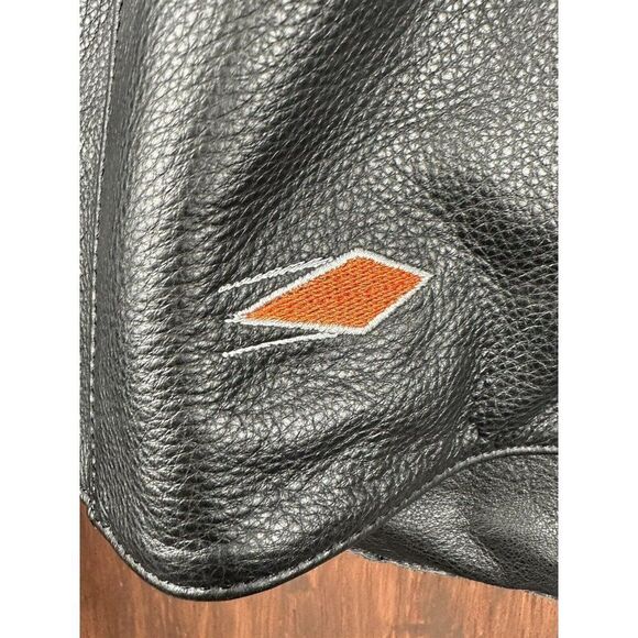 Orange County Choppers Power Trip Leather Jacket Black Signed Autographed Mikey - Picture 6 of 14